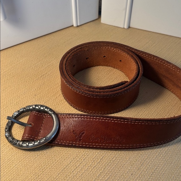 American Eagle Outfitters Brown Leather Belt Sz XL - Picture 7 of 7
